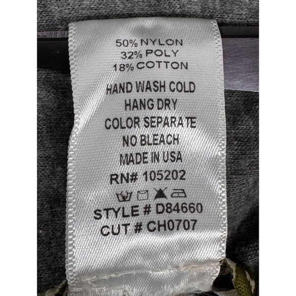 Chalet et Ceci Wrap Vest Womens Medium Olive Green Asymmetrical Crinkle Lined - Picture 11 of 11